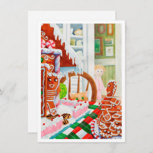 Tarjeta de Navidades planos GINGERBREAD SORPRISE 4
