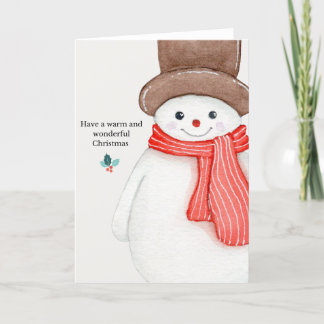 Tarjeta de Navidades plegados