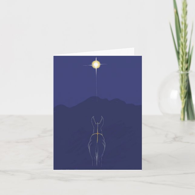 Tarjeta de Navidades plegados pequeños (Anverso)