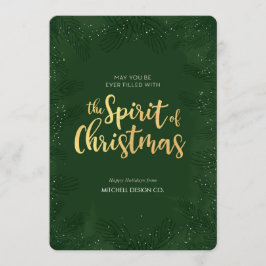 Tarjeta de Navidades profesionales