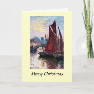 Tarjeta de navidades - Puente Stoke, Ipswich, Suff