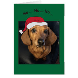 Tarjeta de Navidades Puppy Dog Ho Ho Ho Ho Ho Ho