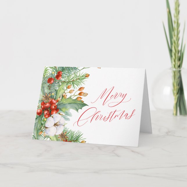 Tarjeta de Navidades Realtor Clásico Personalizado (Anverso)