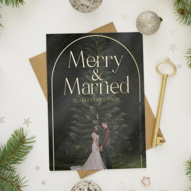 Tarjeta de Navidades recién casados con mora (Subido por el creador)