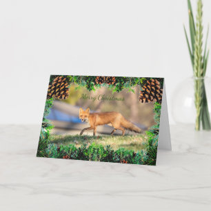 Tarjeta de Navidades Red Fox