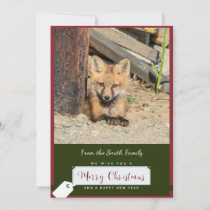 Tarjeta de Navidades Red Fox