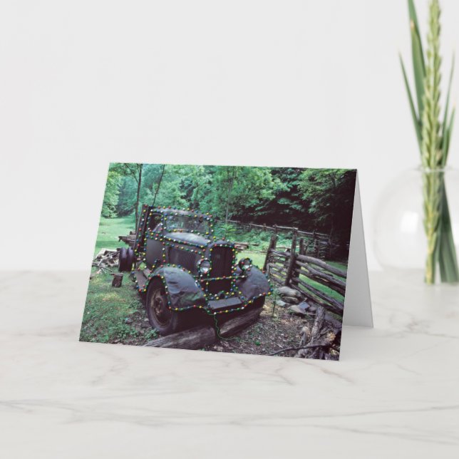 Tarjeta de Navidades Redneck (Anverso)