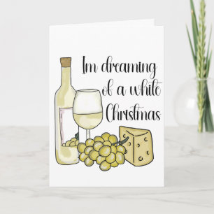 Tarjeta de Navidades relacionados con el vino