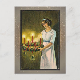 Tarjeta de Navidades religiosos vintage