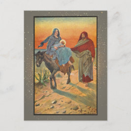 Tarjeta de Navidades religiosos vintage