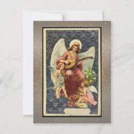 Tarjeta de Navidades religiosos vintage