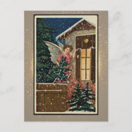 Tarjeta de Navidades religiosos vintage