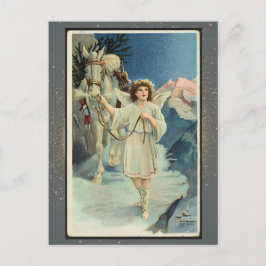 Tarjeta de Navidades religiosos vintage