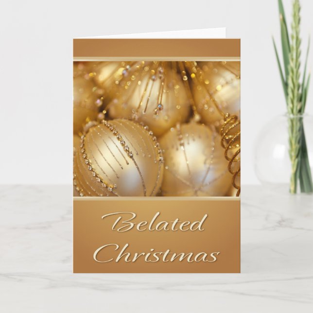 Tarjeta de Navidades retrasados (Anverso)