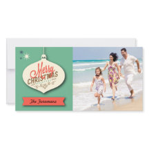 Tarjeta de Navidades retro