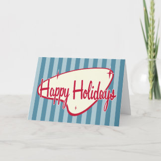 Tarjeta de Navidades retro