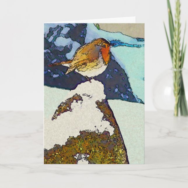Tarjeta de Navidades Robin Redmama (Anverso)