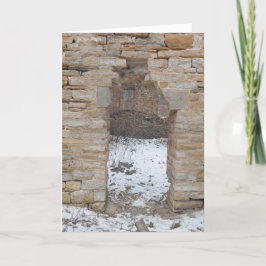 Tarjeta de Navidades "Ruinas de Oxford derrumbadas