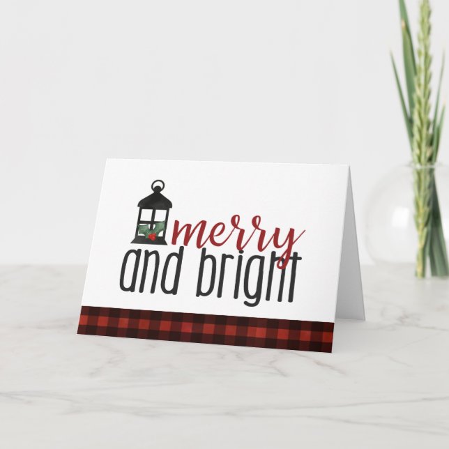 Tarjeta de Navidades rústicos flacos y flacos (Anverso)