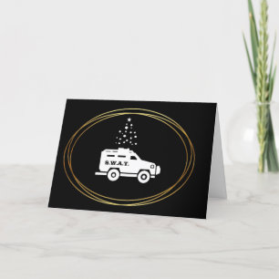 Tarjeta de Navidades S.W.A.T. Van