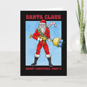 Tarjeta de Navidades Santa Claus Merry Christmas P