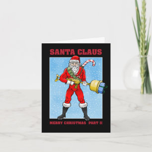 Tarjeta de Navidades Santa Claus Merry Christmas P