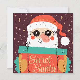 Tarjeta de Navidades secretos de Santa