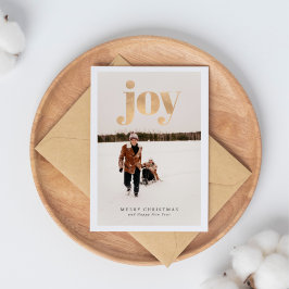 Tarjeta de Navidades Sencillos y Elegantes de Oro