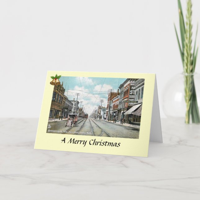Tarjeta de Navidades - Sheboygan, Wisconsin (Anverso)