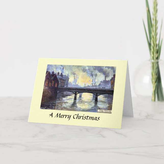 Tarjeta de navidades - Sheffield, Yorkshire (Anverso)