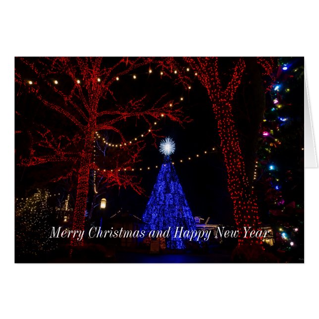 Tarjeta de Navidades Silver Dollar City (Anverso (Horizontal))