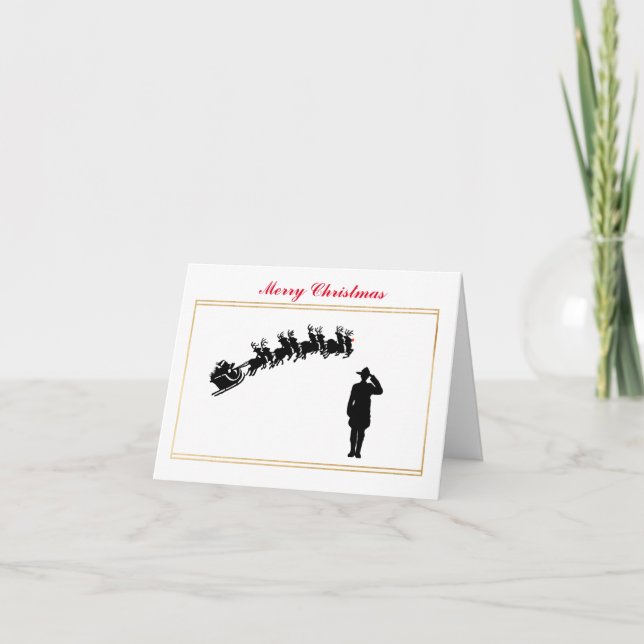 Tarjeta de Navidades Sleigh de la Montaña Canadien (Anverso)