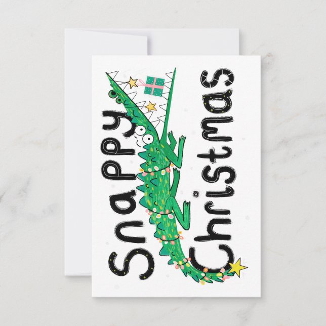 Tarjeta de Navidades Snappy (Anverso)