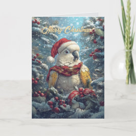 Tarjeta de Navidades Snowley Cockatoo