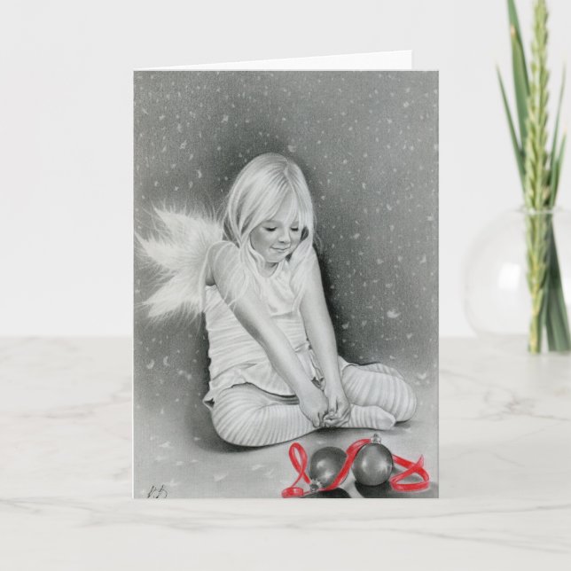 Tarjeta de navidades Spirit Angel Elf (Anverso)