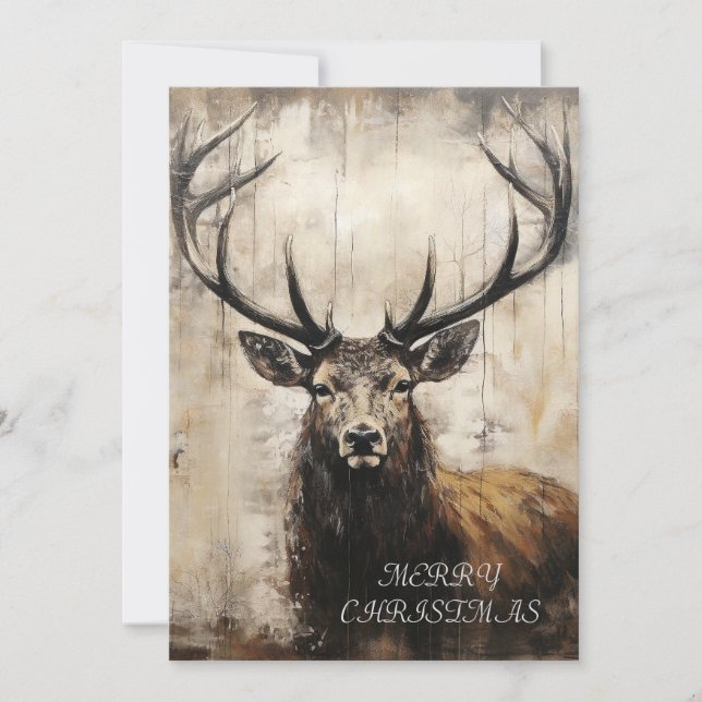 Tarjeta de Navidades Stag (Anverso)