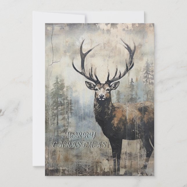 Tarjeta de Navidades Stag (Anverso)