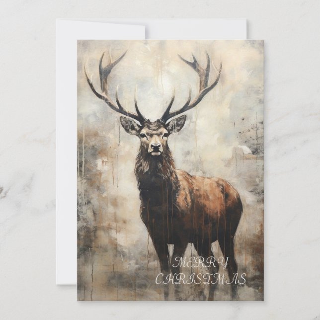 Tarjeta de Navidades Stag (Anverso)