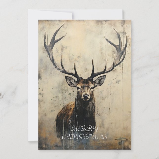 Tarjeta de Navidades Stag (Anverso)