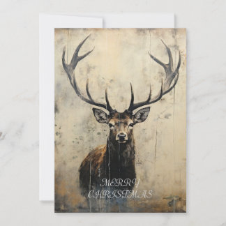 Tarjeta de Navidades Stag