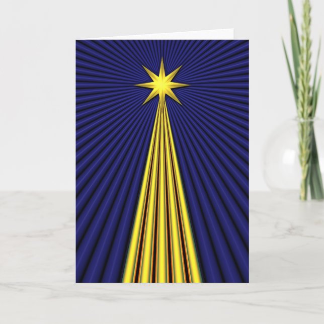Tarjeta de Navidades Star of Bethlehem (Anverso)