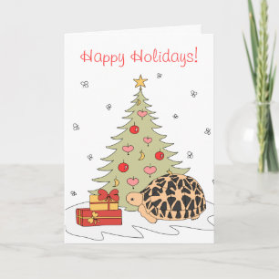 Tarjeta de Navidades Star Tortoise (árbol de navid