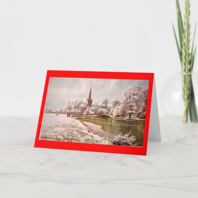 Tarjeta de navidades, Stratford-upon-Avon (Anverso)