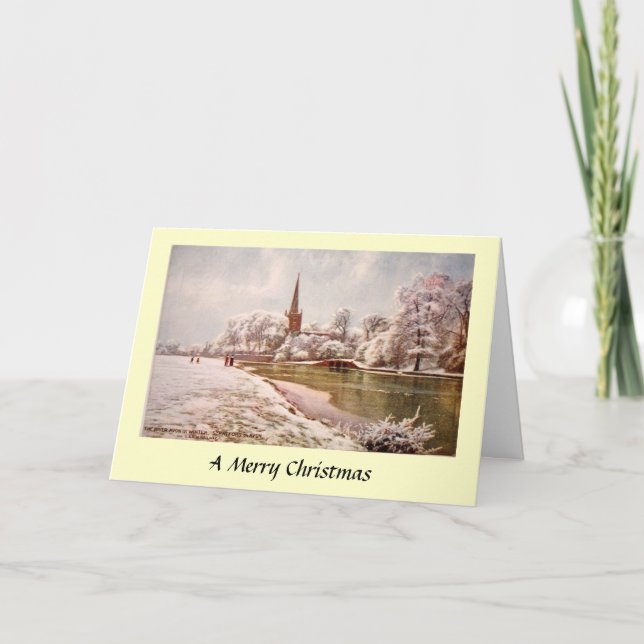 Tarjeta de navidades - Stratford-upon-Avon (Anverso)