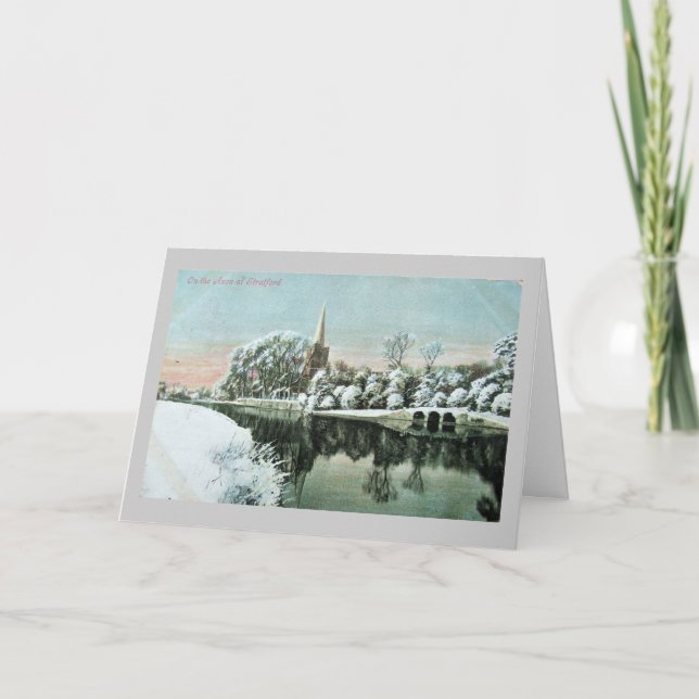 Tarjeta de navidades, Stratford-upon-Avon (Anverso)