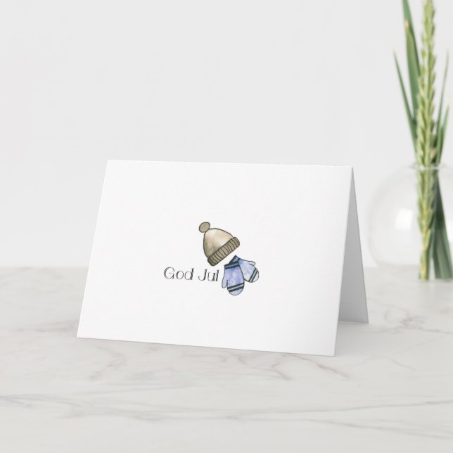 Tarjeta de Navidades suecos (Anverso)