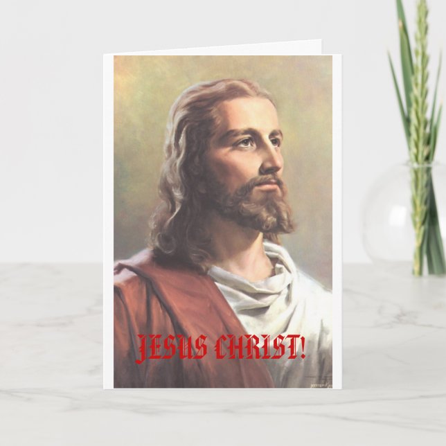 Tarjeta de navidades superestrella JESUS CHRIST! (Anverso)