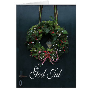 Tarjeta de Navidades Swedisch de God Jul