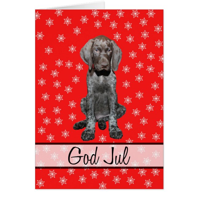 Tarjeta de Navidades Swedisch de God Jul (Frente)