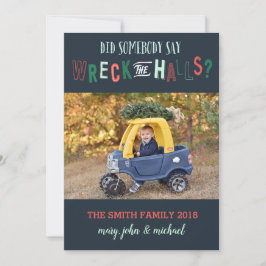 Tarjeta de navidades, tarjeta de fotos de vacacion